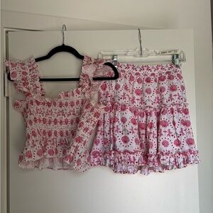 Hill House Pink and White Seashell Set